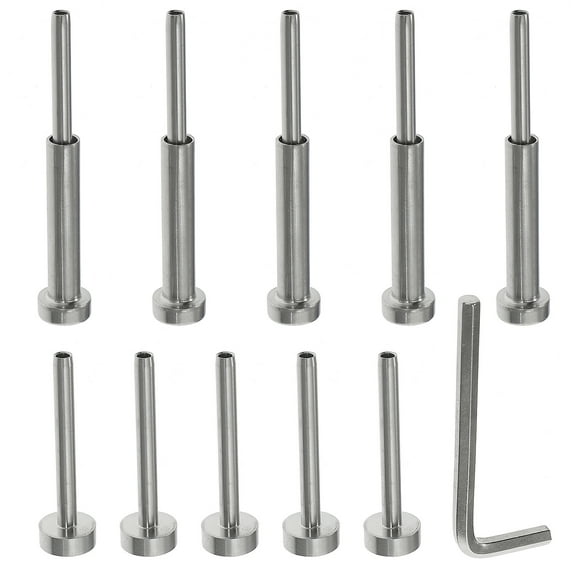 5 Pairs Cable Railing Kit Swage Threaded Terminal Deck Railing System Kit