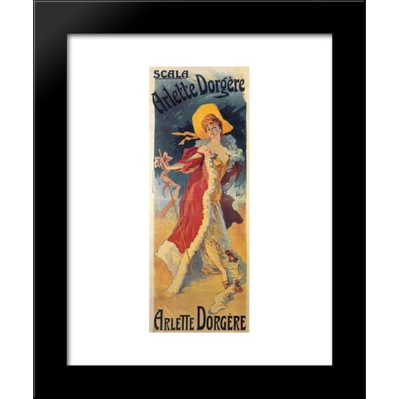 Arlette Dorgère 20x24 Framed Art Print by Jules Cheret