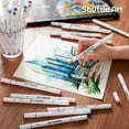 thumbnail image 5 of (2 pack) 30 Colors Dual Tip Art Markers,Shuttle Art Marker Pens for Adult Coloring Books Sketching and Card Making, 5 of 12
