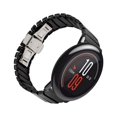 thumbnail image 3 of 22mm Ceramic Watch Strap Bamboo Joint Watch Strap With Metal Clasp Stylish Watch Replacement Strap Compatiple For Watch 1/2/2s Black, 3 of 3