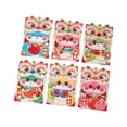 thumbnail image 3 of KLKCMS 6 Pcs 2025 Nouvel An Chinois Enveloppe Rouge Mignonne pour Fête de Remise des Diplômes, 3 of 9