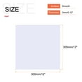 thumbnail image 2 of Uxcell White ABS Plastic Sheet 12x12x0.12inch for Building Model, DIY Crafts, Panel, Pack of 2, 2 of 6