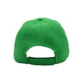 thumbnail image 2 of Men's Plain Baseball Cap  Adjustable Curved Visor Hat - Kelly Green, 2 of 3