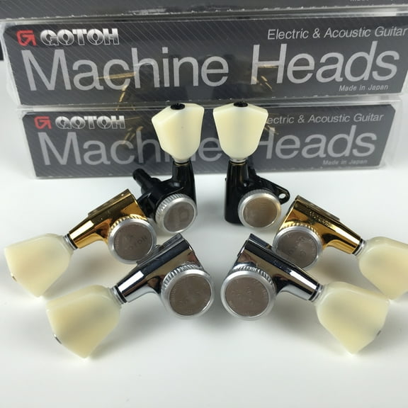 Original GOTOH SG301 MG-T Electric Guitar Locking Machine Heads Tuners ( Chrome Black Gold Silver ) Tuning Peg MADE IN JAPAN