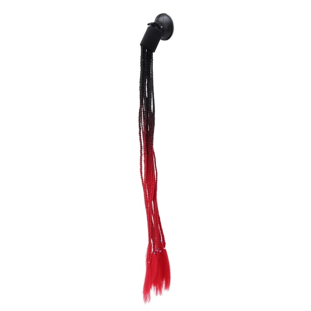 Casco Trenzas Cola De Caballo Firme Atractivo Variedad Colores Casco De Motocicleta Cabello Pelo Sintético De Alta Temperatura Para Casco De Motocicleta ANGGREK Otros