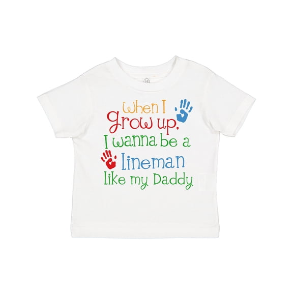 Inktastic Lineman Like Daddy Boys or Girls Toddler T-Shirt