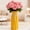 9.5 Inch Tall Yellow Ceramic Vase, variant on Farcauo Ceramic Vase Decor for Pampas Grass Flowers Vases for Modern Home Decor, Yellow Tall Vase for Living Room Bedroom Bathroom Kitchen Office Wedding Table Shelf Farmhouse Minimalist Decor