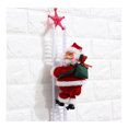 thumbnail image 3 of CHAO (Blanco) Escalera de Papá Noel Eléctrica Árbol de Navidad de Papá Noel con Música Navidad Súper Escalada Adorno de Papá Noel Árbol Regalos de Navidad Adornos de Puerta de Navidad Decoración del H, 3 of 4