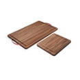 thumbnail image 3 of Farberware 2-piece Acacia Cutting and Serving Board Set with Pink Handles, 3 of 4