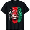 thumbnail image 2 of Afghanistan Flag Lion Free Afghanistan T-Shirt, 2 of 3