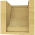 thumbnail image 4 of 6"W x 6"D x 6"H Wide Alpine Rough Cedar Woodgrain TimberThane Corbel, Primed Tan, 4 of 6
