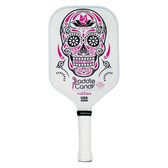 Paddle Candy Sugar Skull XL Pickleball Paddle (White)
