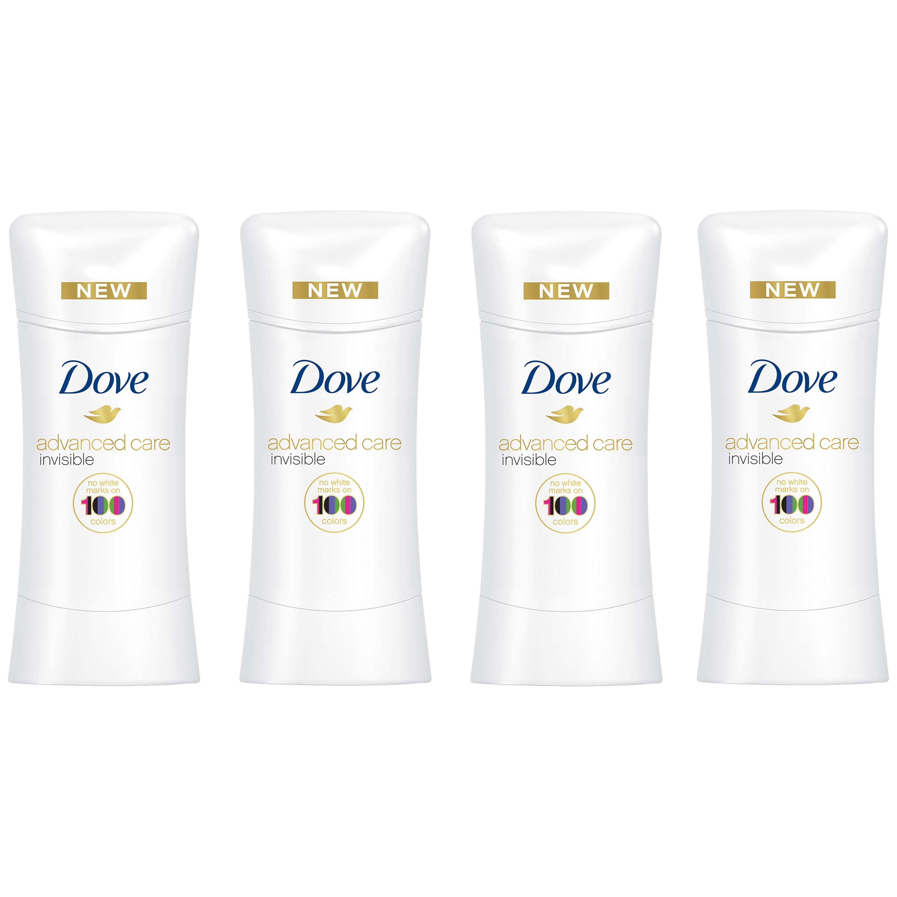 Dove Antiperspirant For Sweat Block Sheer Fresh 48-Hour Deodorant Protection 2.6 oz 4 count