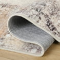 thumbnail image 2 of Cydiria Modern Abstract Fuzzy Faux Wool Area Rug,9' x 12', Brown, 2 of 8