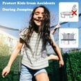thumbnail image 4 of Liquidation! Poteaux de Remplacement pour Trampoline Accessoires de Trampoline avec Manchon en Mousse 4 Poteaux de Trampoline Anti-Collision Pièces de Trampoline Extérieur Bleu, 4 of 5
