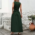 thumbnail image 4 of CIENVNSTG Fashion Casual Solid-color Dress Party Dress Spring Summer Dress For Women, 4 of 6