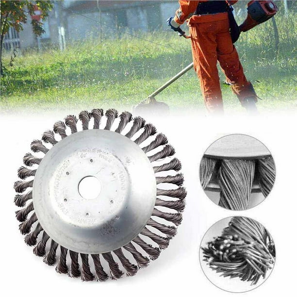 Grass trimmer metal wire outlet