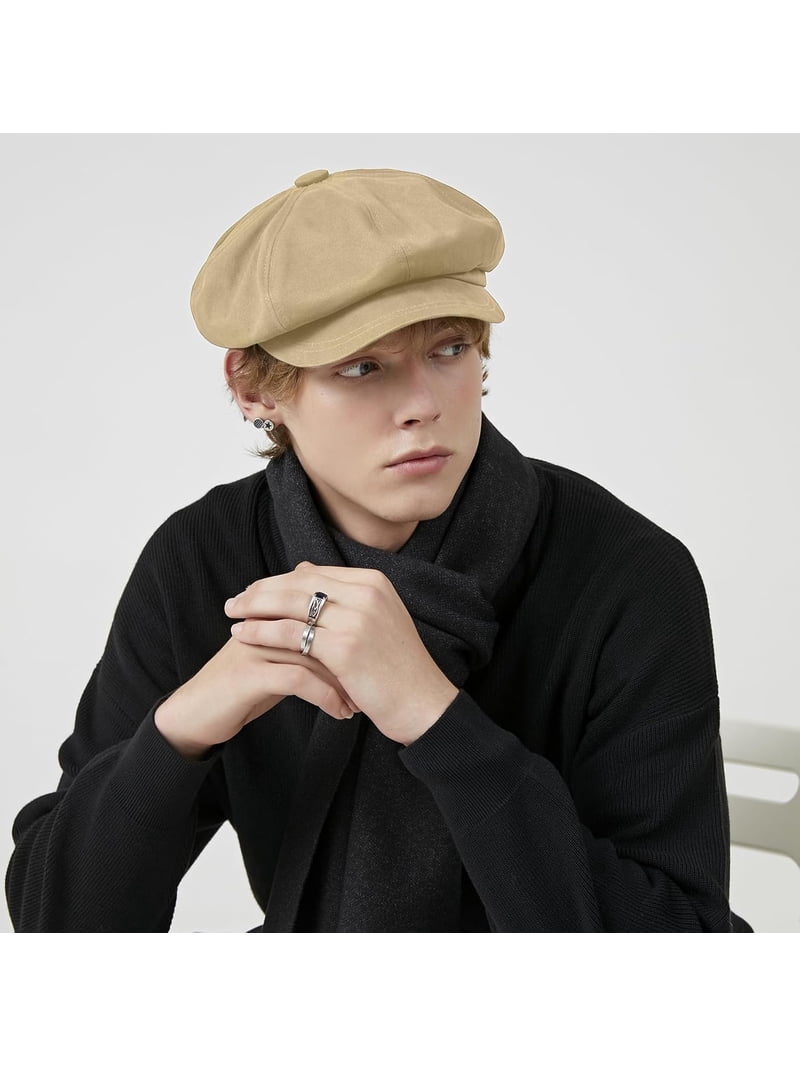 DOVACKA Classic Newsboy Hat, Unisex Ivy League Style Outdoor  display picture 1