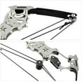 thumbnail image 5 of Mini Archery Bow Set Right Hand Mini Compound Bow Mini Hunting Bow Metal Material Catapult RH/LH for Hunting Shooting Practice Archery Entertainment Fun, 5 of 14