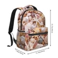 thumbnail image 2 of Balery Colorful Seashells Mochila Escolar Impresa, Mochila Ligera para Viajes Casual, Mochila Duradera y Cómoda Multifuncional, Mochila para Laptop-One Size, 2 of 5