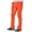 Orange, variant on TBWNWG Mens Sports Casual Four Season Long Flared Trousers Slim Fit Tie Elastic Waist Solid Color Trousers,Size XL