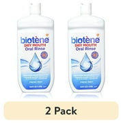 (2 pack) Biotene Dry Mouth Oral Rinse for Dry Mouth Symptoms 33.8 FL OZ