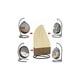 thumbnail image 4 of Funda para silla colgante de patio tipo huevo, impermeable y resistente, con cremallera para muebles de exterior (75" de alto x 45" de profundidad, Bei_sai), 4 of 5