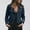 Blue, variant on Women's Lightweight Denim Jacket Long Sleeve Open Front Zipper Closure Cardigan Style Casual