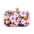 thumbnail image 5 of Bolso de hombro JAMW Con flores 3D correa de cadena desmontable Sencillez, 5 of 5