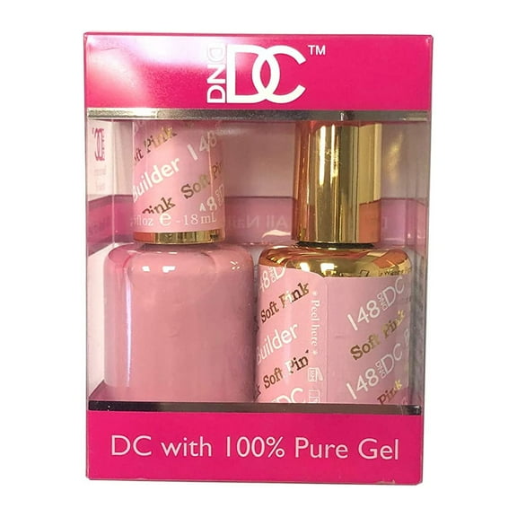 DND - DC Duo Soak off Gel & Matching nail polish - #148 Soft Pink