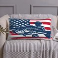 thumbnail image 6 of Yiaed fisherman fishing with USA flag Microfiber Queen Pillow Cases,Pillowcases with Envelope Closure, Wrinkle, Fade and Stain Resistant Pillow Covers, 20x36in（No pillow core）, 6 of 7