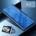thumbnail image 4 of Case Compatible With Samsung Galaxy Note 10 Pro Note 10 Plus Mirror Mobile Phone Cover Leather Cover Flip Case Transparent Pc Bumper Stand Function And Magnetic Closure Leather Cover Protective Cover, 4 of 4