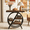 Brown, variant on Fnova End Table Modern Wood Narrow Farmhouse Side Tables with Storage Shelf for Living Room, Bedroom, Nightstand