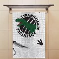 thumbnail image 4 of Fingertip Face Bath Towels Seamless Dinosaur Pattern, Soft Absorbent Thin Guest Hand Towels, 2 Pack Decorative Dish Towels for Kitchen Bathroom Hotel Gym, 30x15 Inch, 4 of 6