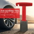 thumbnail image 4 of Car Wash Embedded Tire Screw Brush Lug Nut Wheel Cleaning Tools with 3 Extra Sponges, 4 of 5