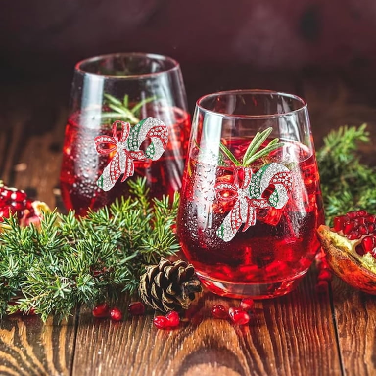 Tis The Season To Get Tipsy Christmas Wine Glass - 15 Oz Stemless, Holiday Gift