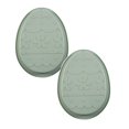 thumbnail image 1 of Oleegame 2PC Cookie Mold Easter Rabbit Egg Silicone Cake Chocolate Cake Baking Abrasive Blue, 1 of 8