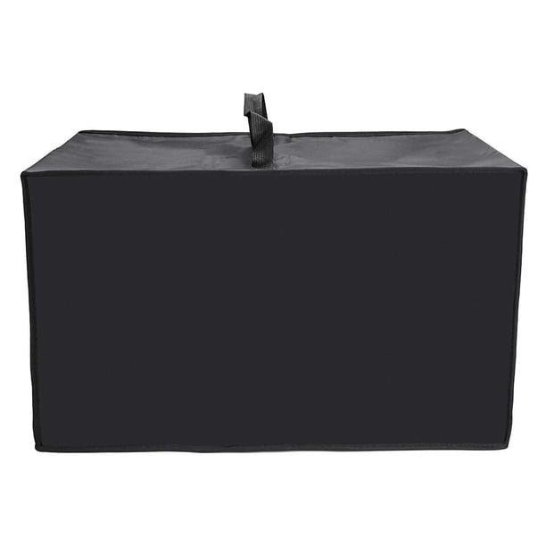 OwnMy Protector de cubierta para parrilla de horno de microondas, resistente al calor, impermeable, a prueba de polvo, funda protectora de tela de nailon para horno tostador (negro)
