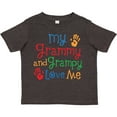 thumbnail image 3 of Inktastic My Grammy and Grampy Love Me Boys or Girls Toddler T-Shirt, 3 of 5