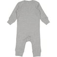 thumbnail image 2 of RABBIT SKINS Baby Long Sleeve Long Leg Bodysuit Boy & Girl | Newborn 0-3 to 24 Months, Heather, 12 Months, 2 of 7