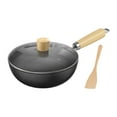 thumbnail image 1 of jifeng Wok Pan 7'' Multifunctional Traditional Wok for Restaurant Household Kitchen With Lid, 1 of 9