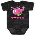 thumbnail image 3 of Inktastic Valentine Pink Heart Helicopter Boys or Girls Baby Bodysuit, 3 of 5