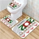 thumbnail image 1 of Fiudx Ofertas relámpago del día Alfombrilla de baño de tres piezas personalizada de la serie navideña Surviving 2020, 1 of 6