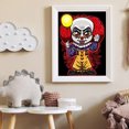 thumbnail image 4 of Cuadros Decorativos 5D bricolaje taladro redondo completo diamante pintura horror muñeca dibujo Likrtyny embutido en tela, 4 of 9