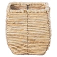 thumbnail image 4 of Woven Square Flower Pot Planter with Leak-Proof Plastic Lining- Small, 4 of 6