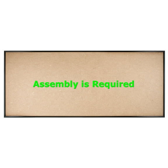 Quadro Frames 15x36 inch Picture Frame, Black, Style P375-3/8 inch Wide Molding