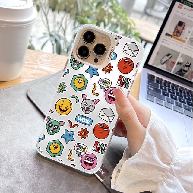 Manténgase a la moda y protegido: actualice su iPhone con la moderna funda mate de doble capa plateada colorida para iPhone 15 Pro Max 14 13 12 Pro 11.