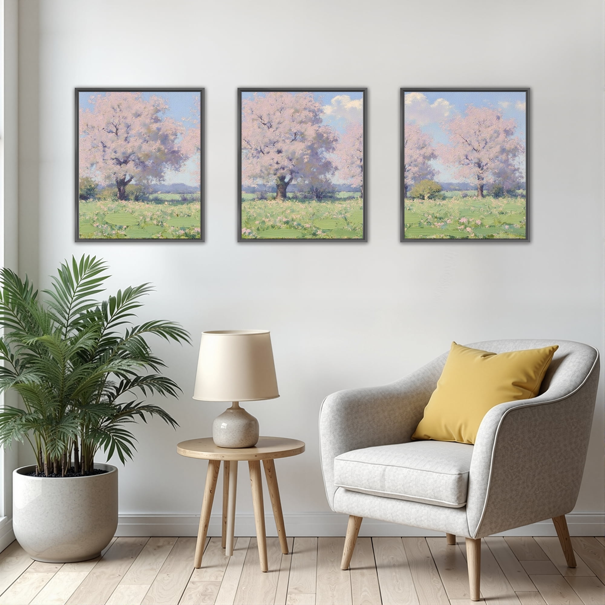 MAYEERTY Modern Abstract Wall Art Painting, Living Room Decor, Black Aluminum Alloy Frame, 23.6"x15.8"