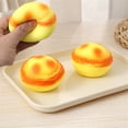 thumbnail image 3 of Cute Egg Tart Squishies, Fidget Toys Adults & Teens, Easter Basket Stuffers, Egg Tart HTF Funny Stress Relief Collectible, Sensory Stress Ball Squeeze Toys-1PC, 3 of 6