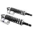 thumbnail image 4 of BFY 2Pcs 375mm Air Rear Shock Absorbers Universal Fits Honda Suzuki Yamaha Kawasaki ATV Go Kart Quad Dirt Sport Bikes Black & Silver, 4 of 7